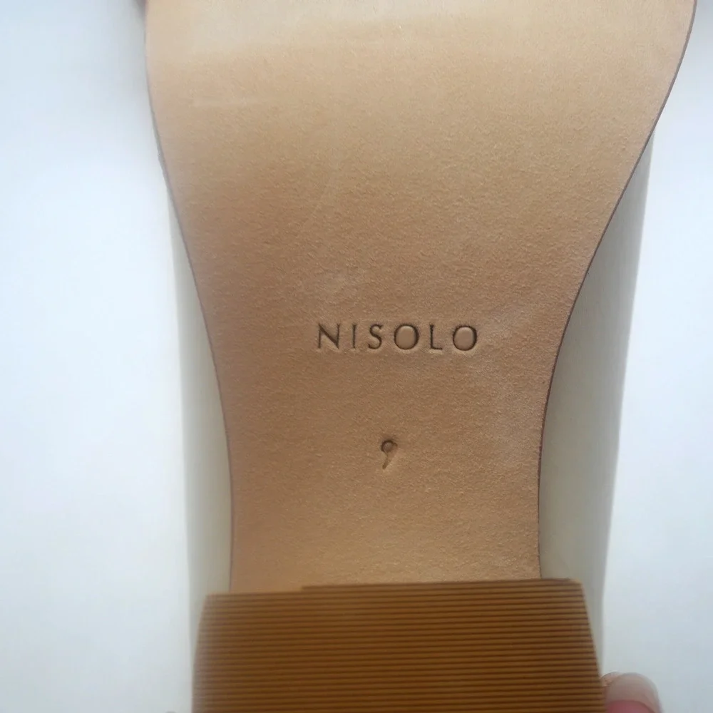 NEW Nisolo Women's 9 Dari Leather Ankle Boots Bootie Bone Cream No Box